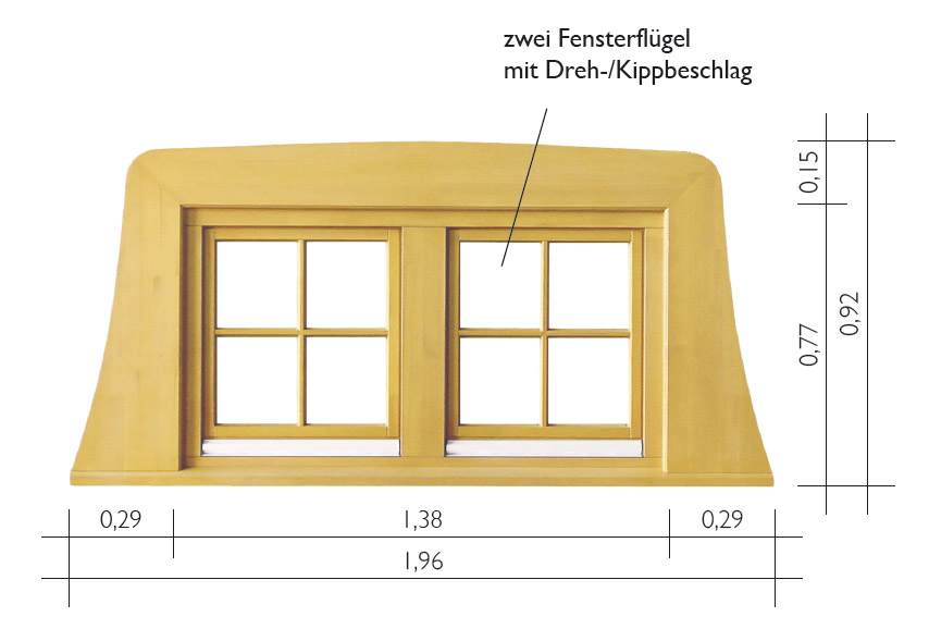 Gaubenfenster-DK-Gaube-DK-100-Copy-1 Hiss Reet Gaubenfenster Rechteckgaube Reetdach