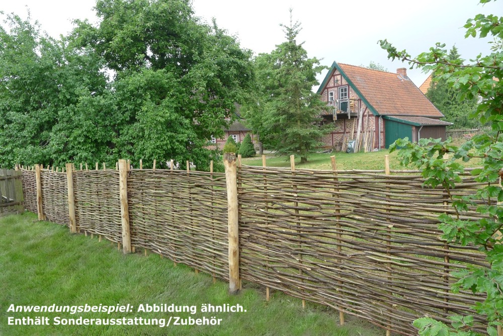 haselnusszaun-7 Hiss Haselnusszaun Sichtschutz Zaun