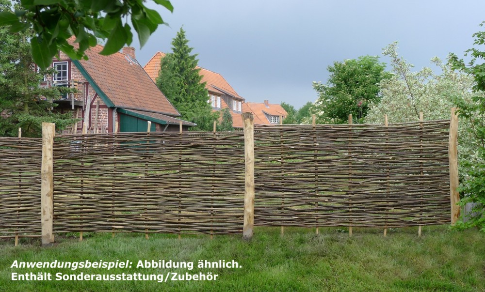 haselnusszaun-8 Hiss Haselnusszaun Sichtschutz Zaun