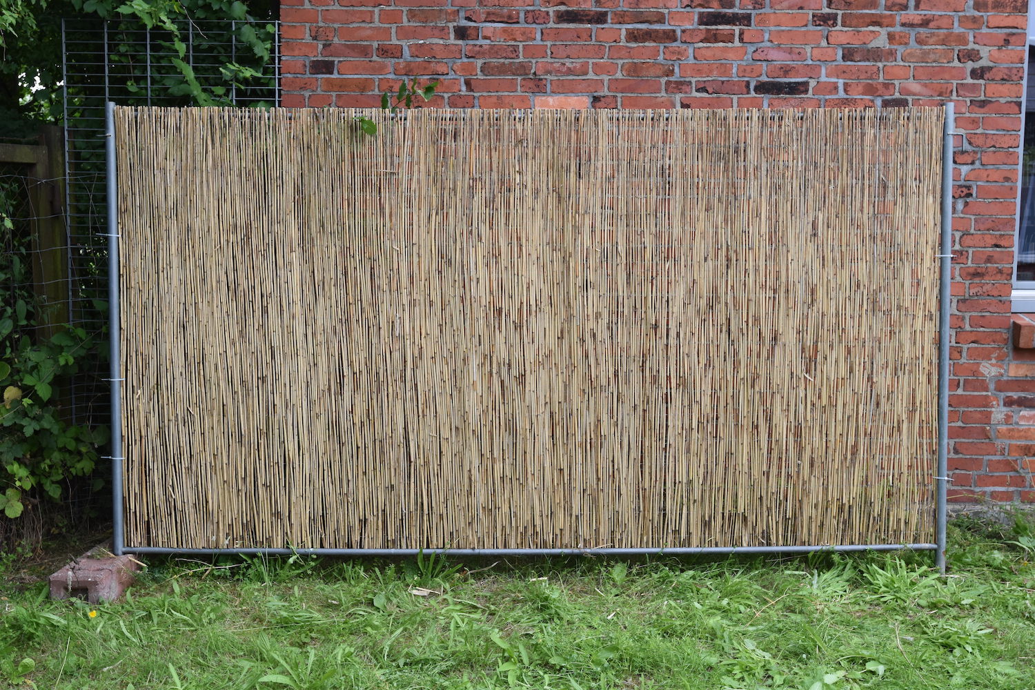 Bauzaun-Sichtschutzmatte Hiss Bauzaun Schilfmatte  Sichtschutz Windschutz Sonnenschutz