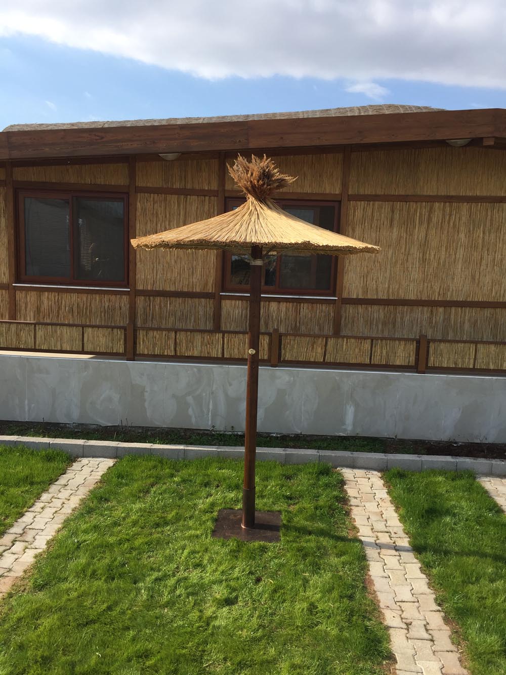 26-Strohschirm-wechseln Strohschirm Ersatzauflage Deluxe Cana
