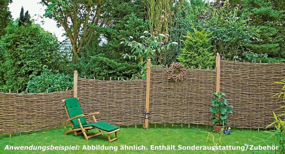 haselnusszaun-4 Hiss Haselnusszaun Sichtschutz Zaun