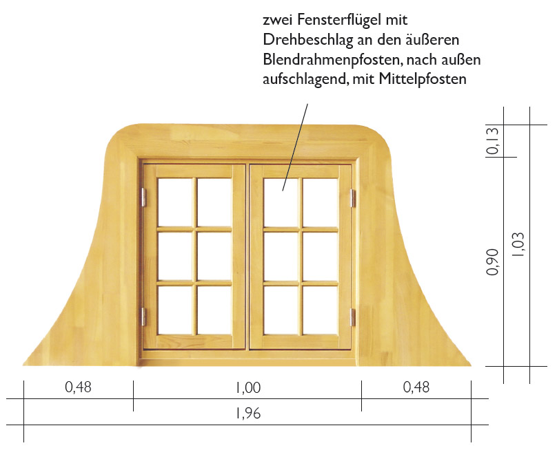 Hiss Reet Gaubenfenster DK-Gaube Dänemark Reetdach